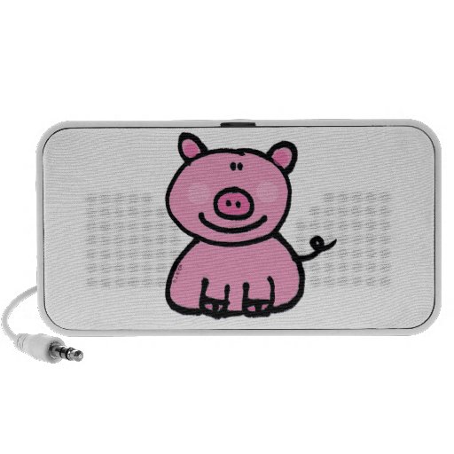 pink piggy travel speaker