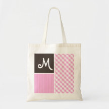 Pink Plaid; Checkered Bags