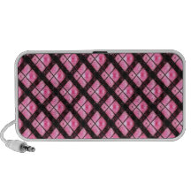 Pink Plaid Cuatro Mini Speakers