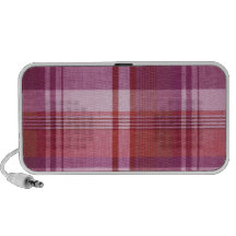 "Pink Plaid" Speakers