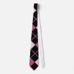 Pink Plaid Neck Ties