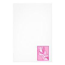 Pink Player Stationery Design