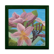 Pink Plumeria Gift Box