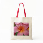 Pink Plumeria Tote Tote Bag