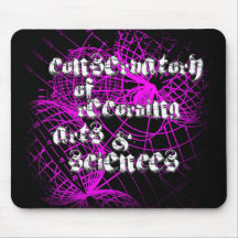 Pink Polar Patterns Mousepad