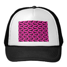 Pink Polka Dachshunds Trucker Hat