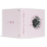 Pink Polka Dot Baby Book Binder