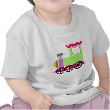 Pink Polka Dot Choo Choo Train T Shirts