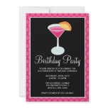 Pink Polka Dot Cocktail Drink 21st Birthday Party