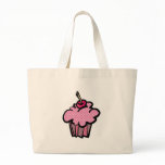 pink polka dot cupcake bag