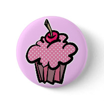pink polka dot cupcake