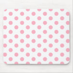 Pink Polka Dots Mousepads
