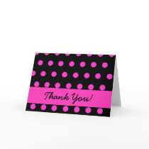 Pink Polkadot thank you