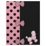 Pink Poodle Scrapbook Paper letterhead
