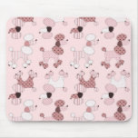 Pink Poodles On Parade Mousepad