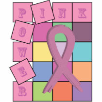 Pink Power Ribbon Breast Cancer Awareness Month gi
