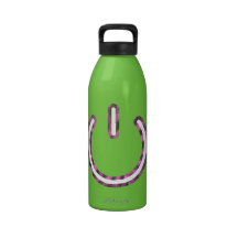 Pink Power Symbol Reusable Water Bottles