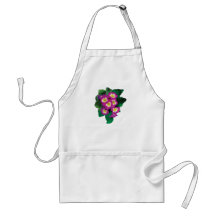 Pink Primroses Seen From Above Aprons
