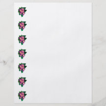 Pink Primroses Seen From Above Custom Flyer