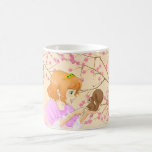 Pink Princess and squirrel mug
