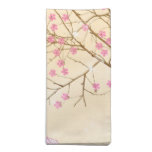Pink Princess and squirrel with blossom napkin napkins