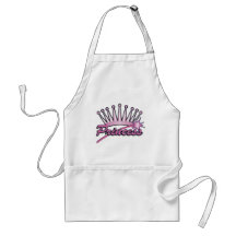 Pink Princess Crown Apron