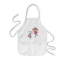 Pink princess fairy (age 4) apron