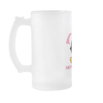 Pink Princess Penguin Coffee Mugs