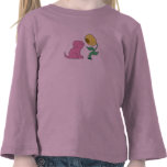 pink puppy and flower tees