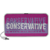 Pink Purple Grunge Conservative Mini Speakers