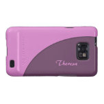 Pink Purple Mauve Mod Retro Galaxy S2 Cover