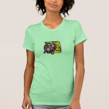 Pink & Purple mosaic style Turtle Tee