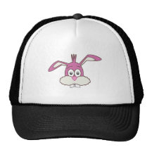 Pink Rabbit head Hat