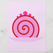 Pink Raspberry Cake. Flyer Design