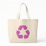 Pink Recycle Symbol bags