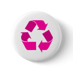 pink recycle symbol buttons
