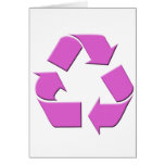 Pink Recycle Symbol cards