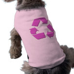 Pink Recycle Symbol pet clothing