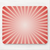 Pink Red Burst Mousepad