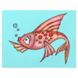 Pink Red Lips Fish flyers