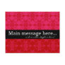 Pink & Red Orlee Sales Postcard
