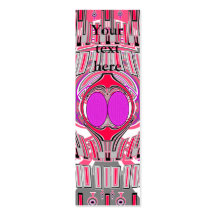 Pink red superfly design business cards