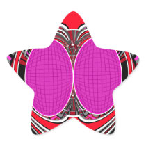 Pink red superfly design