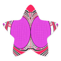 Pink red superfly design