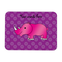 Pink rhino purple flowers
