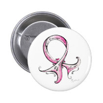 Pink Ribbon buttons