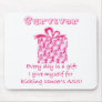 pink ribbon 3 mousepads
