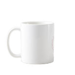 Pink Ribbon and Heart for Weddings Coffee Mugs