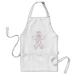 Pink Ribbon Angel Apron