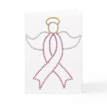 Pink Ribbon Angel Card
